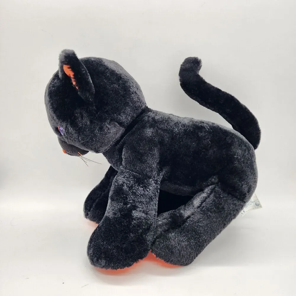 Build A Bear Lucky Black Cat Plush 12